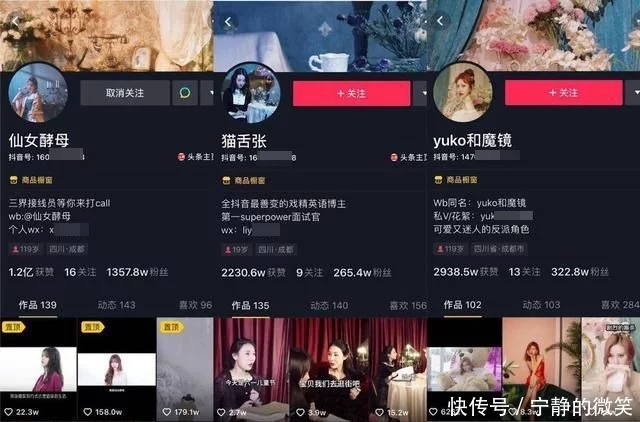 从一个到仙女酵母，我观察四种常见抖音矩阵玩法-副业吧创业