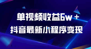 抖音最近爆火的换脸小程序变现 单视频收益6w＋-副业吧创业