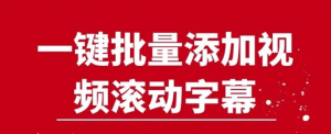 VAS 视频加字幕 v4 AI 一键视频加字幕、自动翻译、队列处理-副业吧创业