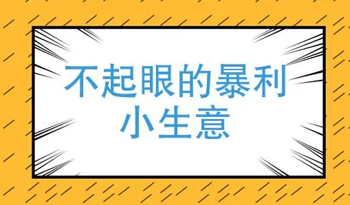 13个不起眼的小项目，却是月入过万的暴利生意-副业吧创业