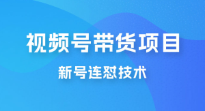 视频号带货项目，新号连怼技术，单场销量一万+-副业吧创业