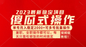 傻瓜式无脑项目，单号月入稳定2000+，可多号批量操作，多多视频搬砖全新玩法-副业吧创业