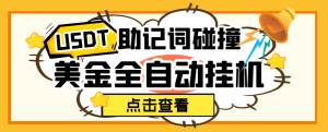 外面收费2980的USDT助记词碰撞项目，单窗口月利润可达1000+可无限放大-副业吧创业